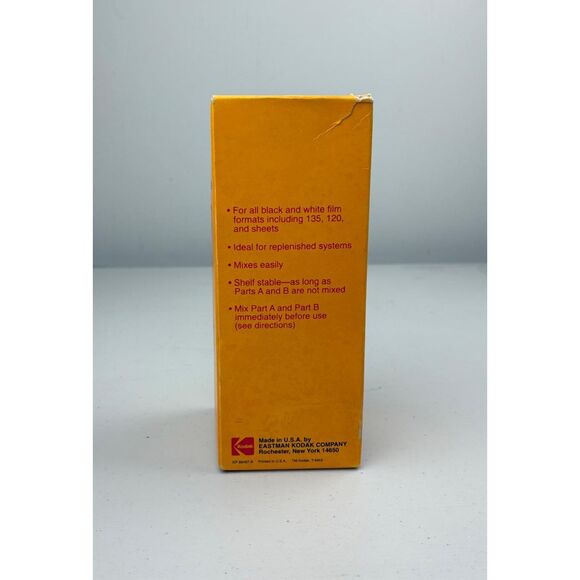 Kodak Tmax RS Developer And Replenisher Makes 1 Gal EXPIRED? NOS Sealed EX2491 - Picture 4 of 4
